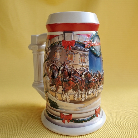 Budweiser Collectors Holiday Beer Stein - Picture 11 of 16
